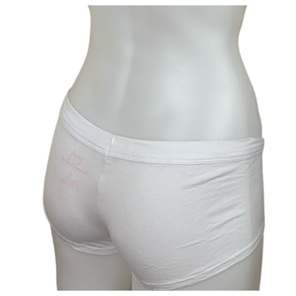 Heaven Scent Intimates White Panty SMALL Boyshort Strawberry Perfume Cotton NEW - Picture 6 of 7